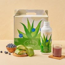 자애담 알로에 베라겔 먹는 다당체 블루베리 1050ml, 1050ml X 1개