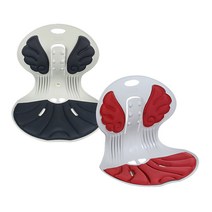 JnC 바른엔젤체어 1+1, 엔젤체어_(블랙+레드)