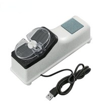 전동전지가위 고무나무가지치기 무선전동만능팔 USB 전기 주방 나이프 샤프너 조절 가능 다목적 가위 흰, 01 white