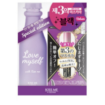 키스미 히로인 메이크 어드밴스드 필름 볼륨앤컬 마스카라 + 보틀, 블랙, 2세트
