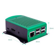 라즈베리파이 스마트팜 아두이노 모터 라즈베리 파이 3 모델 B 플러스 알루미늄 케이스 금속 인클로저 걸이 브래킷 VESA RPI 3B 용, only case