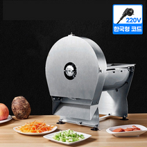(한국형코드) 양배추기계 절단기 야채 양파 슬라이서 양배추 채썰기 채써는기계 당근 채칼 마늘 슬라이스 업소용 기계, 02.전동 수동