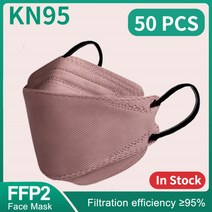 물고기 마스크 KN 마스카라 F 성인 orandi FF a k 레이어 FF 승인 얼굴 FF 호흡기 입 커버 a que, 13 50PCS Sand Pink
