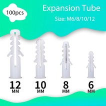 웨지앙카 동공 케미칼 세트 스트롱 드롭인 앙카 100pcs m6 m8 m10 앵커, m12