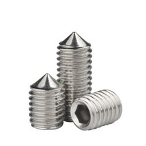 M3M4M5 M6M8 M10 육각 소켓 세트 그럽 알렌 컵 나사 미터법 스프링 플런저, 콘 포인트 나사_20mm5개_M6