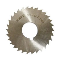 HHIP 50714208 7.6 x 0.3 2.5cm3 18 1인치 고속 스틸 플레인 슬리팅 톱, 5 Dia x 1/16 Face x 1 Arbor