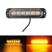 차량용 안개등 LED 전조등자동차 LED 작업등 바 12W 오프로드 조명 안개 램프 6 트랙터 스포트라이트, 한개옵션1, 02 12V Amber