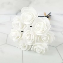 시즈넬 디퓨저 플라워스틱 미니로즈, 화이트, 144개입