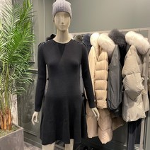 시슬리 모세 단추장식 니트 원피스 SAKO50161 BK