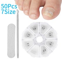 내성발톱테이프 남녀공용 내성발톱 스트립 50, 2.50pcs Strips Tools