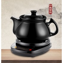 5.5L 약탕기 중탕기 한약 달임 세라믹 끓이는 기계, 3.5L 냄비A + 블랙 베이스
