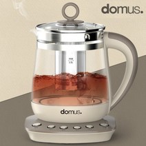 [바보사랑] 도무스 유리 티메이커 1.5L 티포트 약탕기 차우리는 분유 전기포터 커피 [씨, 상세 설명 참조, 상세 설명 참조