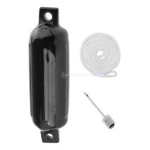 보트펜더 해양 보트 펜더 범퍼 pvc 풍선 범퍼 uv 보호 부표 스피드, 블랙+2m화이트끈