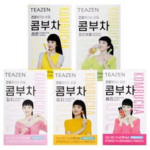 티젠 콤부차 10스틱5종 레몬 파인애플 유자 베리 피치, 상세페이지 참조, 상세페이지 참조, 상세페이지 참조, 상세페이지 참조