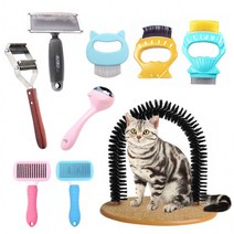 [애구애구] 강아지 고양이 빗 털제거 브러쉬, 4.조개빗 한방향 오렌지, 4.조개빗 한방향 오렌지