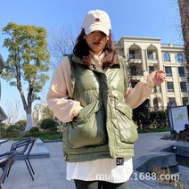 단톤조끼 뽀글이 경량 홈쇼핑 여자 무스탕 패딩 조끼 니트 키작녀 데이트룩 따땃 빅사이즈 아우터