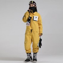 Gsousnow 스키복 보드복 공식 직판 남녀공용 상하세트 방수 방풍 방한 보온하다 편안하다 패션 커플 컬러풀하다 반사광 새로운모델
