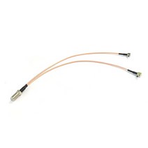 3g lte 인터넷 모뎀F여성 2x TS9 직각 90도 Y 형 분배기 RG316 케이블 15cm/30cm/50cm 3G 모뎀, 03 50cm