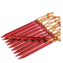 KOOLMAN 백패킹 초경량 듀랄루민 Y팩 레드, 20개