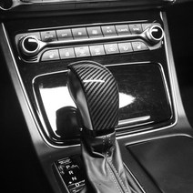 BMW 기어봉 카본 커버 튜닝 악세사리 인테리어 5시리즈 G30 6GT X3 X4 G11, 블랙(1개)