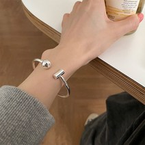 마이너 디자인 미니멀리스트 개성 오픈 팔찌 여성 패션 미니멀리스트 조커 보석