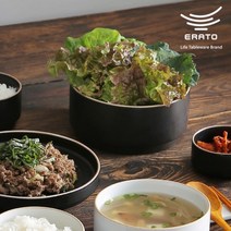 에라토 옳음 식기 면기 비빔밥그릇 샐러드볼 윤스테이 비빔밥 덮밥그릇, 비취