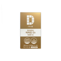 다나음 하이포텐시 비타민D 5000IU 280mg x 90캡슐 /