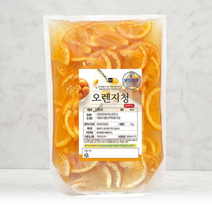 수제청 오렌지청 2kg 껍질포함 슬라이스, 없음