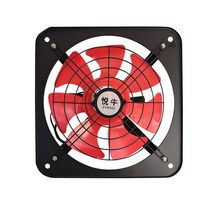 갤러리창 알루미늄루바 환기구창 덕트 팬 강력한 환기 추출기 금속 축 배기 용 공기 송풍기 주방 공기 다락방 창, 유럽 ​​연합, 14인치