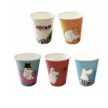 무민 5종 컬러 종이컵 9oz 5종 x 10p, 10개입, 5개