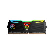 게일 DDR4 16GB PC4-25600 CL22 SUPER LUCE RGB Sync 램 데스크탑용 GLS416GB3200C22SC 블랙