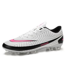 남성 축구화 블랙 레드 클리트 스파이크 스니커즈 레이스업 남자 로우 탑 소프트 실내 잔디 풋살 신발 빅 사이즈