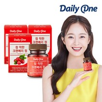 데일리원 참 착한 크랜베리 정, 3통, 30정