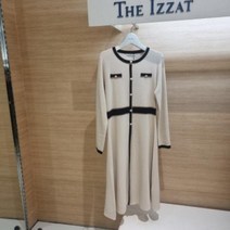 [엔터식스]더아이잗 라운드 배색 니트원피스IM3N1OP75