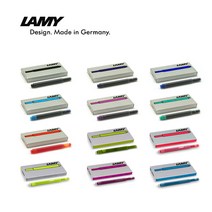 LAMY T10 만년필용 일회용 잉크 카트리지 5p, blue, 1개