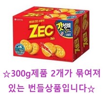 롯데제과 제크오리지날, 300g, 2개