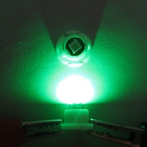 ed 차량용 간판 전광판 WLJH 10x 네오 웨지 Led 3030 SMD 계기판 라이트 A/C 및 히터 제어판 전구 Volvo S6, 한개옵션1, 03 green