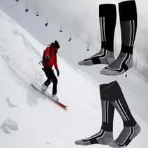 에이엔알 스노우보드 스키 방한 양말 3켤레 블랙