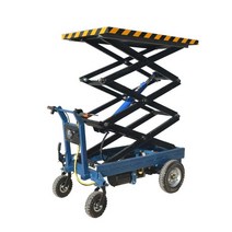 이동식 테이블 농업용 전동 구르마 물류 리프트 창고, 70x120CM 하중 800KG 48V20A