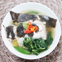 [착한어부] 활 도다리 쑥국세트 (도다리 1kg + 쑥 50g), 단품