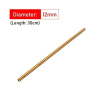 1PC 황동 튜브 DIY 파이프 라운드 직경 2/3/4/5/6/7/8/9/10/12mm 길이 300mm 긴 0.45mm 벽 절단 도구, 10 12 mm