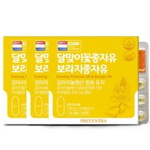 (유통기한 23.08.18)프리벤트라 달맞이꽃종자유 보라지종자유 1000mg x 60캡슐 / 감마리놀렌산 300mg, 60정, 3개
