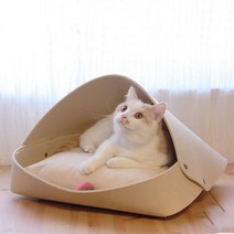 PETide 고양이 펠트 하우스 숨숨집, 베이지