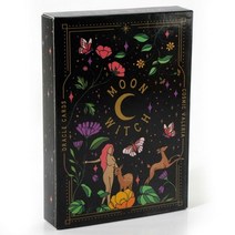 타로카드 독학 2022 뉴 디자인 타로 드 카로티드 78 카드 데크 Pdf 가이드북 초보자 점술 매직 연금술 문페이즈, 라이트 옐로우