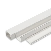 전기용접세상 비츠온 PVC 닥트 LAN 100x80 백색 1M 62743, 1개