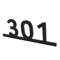 룸넘버 호수표찰 심플라인 현관문 호실스티커 블랙, 제품선택, B05