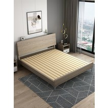 가족침대 호텔침대 신혼 라지킹침대프레임, 1500mm2000mm, 뼈대, 침대[위층+패키지설치]