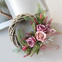 디테일 감각디자인 생화느낌 미니리스 친구선물 중문 팬션입구 퀄리티좋은 은은한 화사한 아이방장식 방문