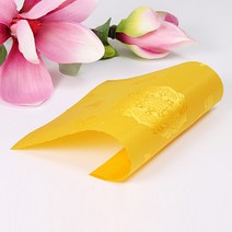 전통양단(황금색) 한복원단 테이블보, 전통양단(황금색)270x110