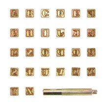 2636 pcs 스탬프 가죽 스탬핑 인쇄 펀치 도구 영어 편지 금속 스탬프 세트 가죽 도구 가죽 공예 알파벳 우표, 26pc